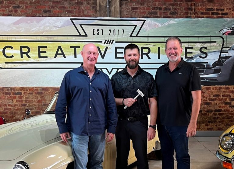 L-R Kevin Derrick, Joseph Mast, Joff van Reenen